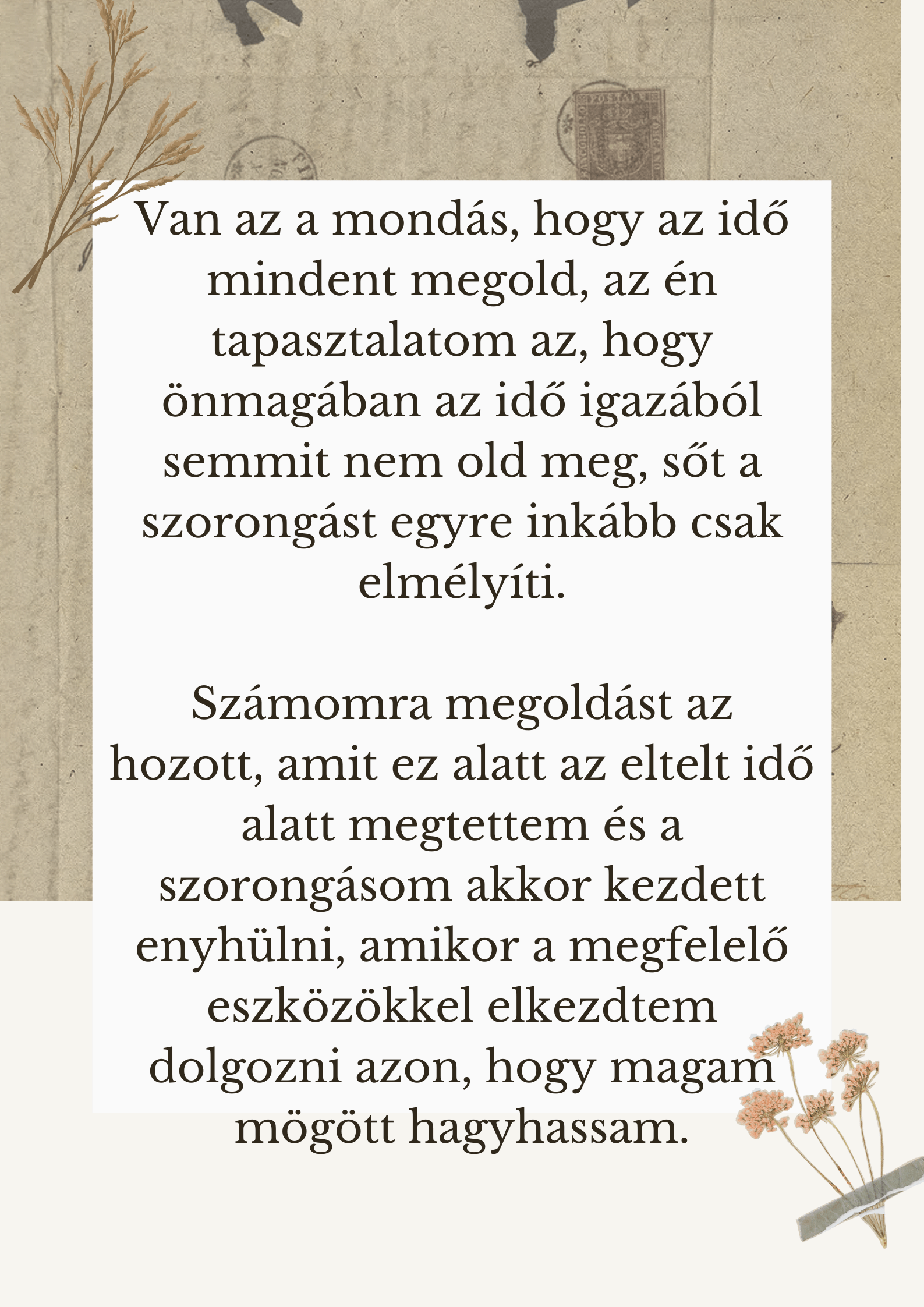 Végh Anikó - Szorongás feldolgozás, online program